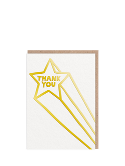 Ohh Deer Gold Star Thank You Card, 