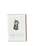 Penguin Ink Cockapoo Birthday Card