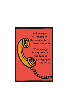 Pigment Photographic Evidence Birthday Card