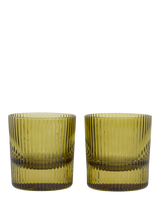 Here's How Scout Lowball Glasses, Pack of 2, Olive
