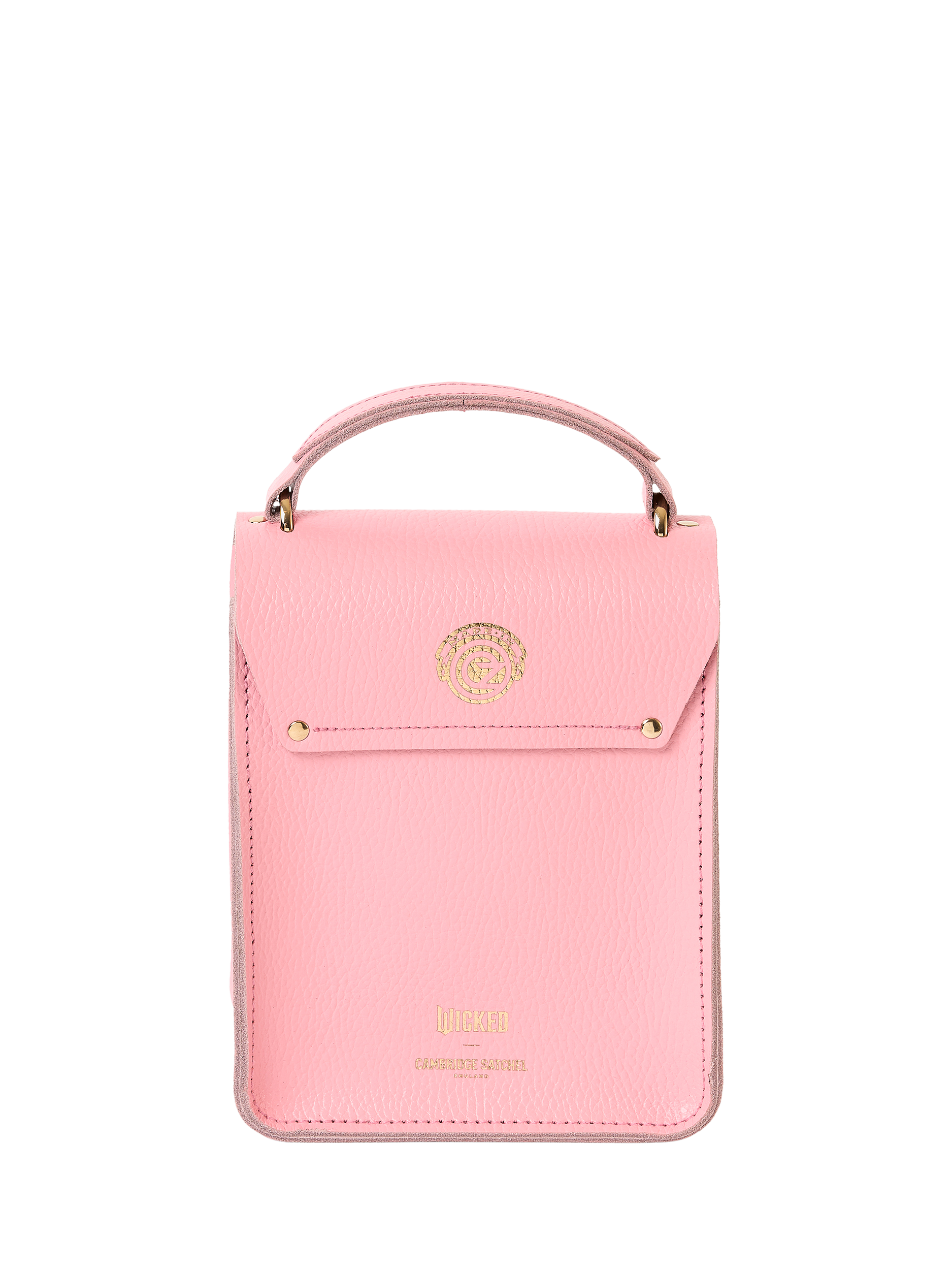 Product image 2 of 6, which shows Cambridge Satchel x Wicked The Binocular Bag, Popular Pink Celtic