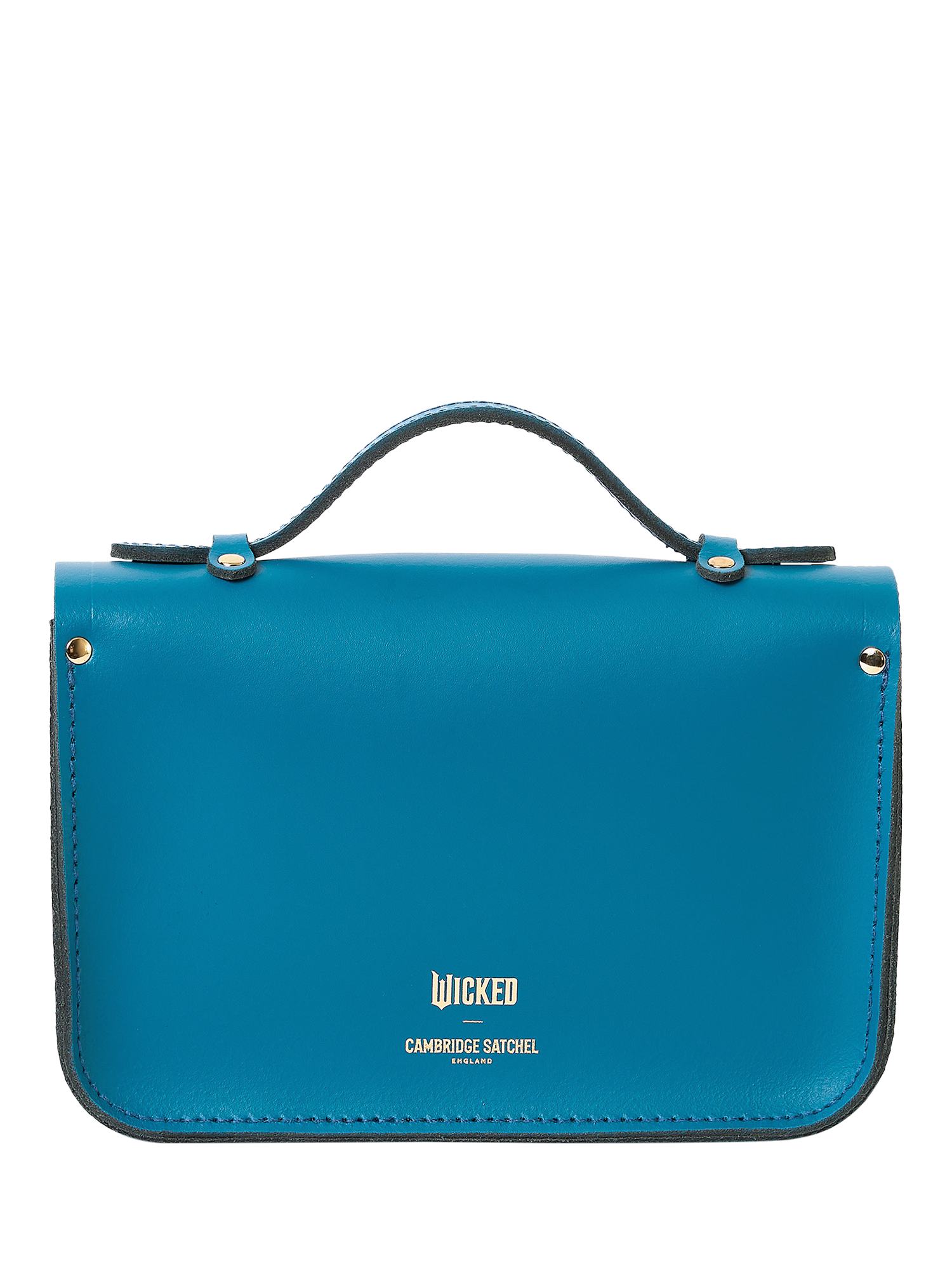 Product image 2 of 6, which shows Cambridge Satchel x Wicked The Mini Satchel, Shiz Blue