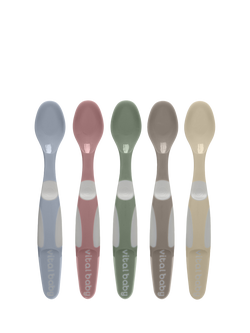 Vital Baby Nourish Start Weaning Spoons, Pack of 5, Natural, Natural
