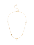 Coach Faux Pearl Strand Necklace, Gold