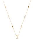Coach Faux Pearl Strand Necklace, Gold