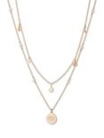 Ralph Lauren Faux Pearl Multirow Necklace, Gold