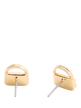Coach Handbag Stud Earrings, Gold