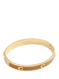 Coach Enamel Bangle Bracelet