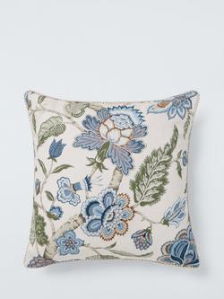John Lewis x Sanderson Newnham Courtney Cushion, Indigo