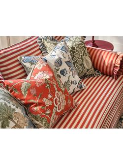 John Lewis x Sanderson Newnham Courtney Cushion - view 2, Indigo