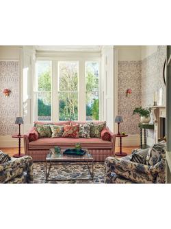 John Lewis x Sanderson Pamir Garden Cushion - view 2, Flax