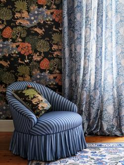 John Lewis x Sanderson Pamir Garden Cushion - view 2, Walnut