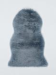 John Lewis New Zealand Single Sheepskin Rug, Bluestone