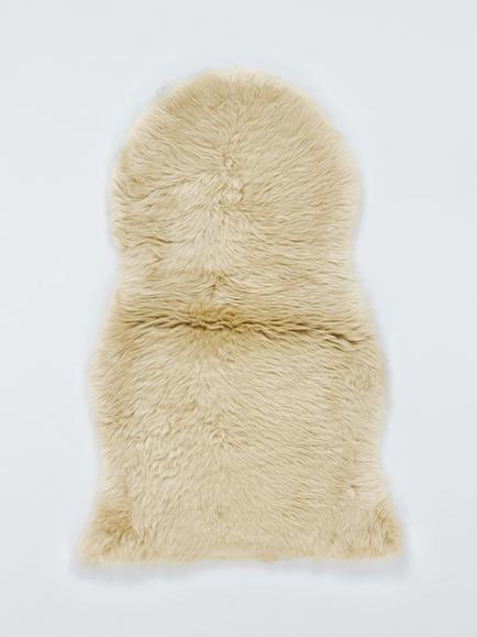 John Lewis New Zealand Single Sheepskin Rug, Fawn