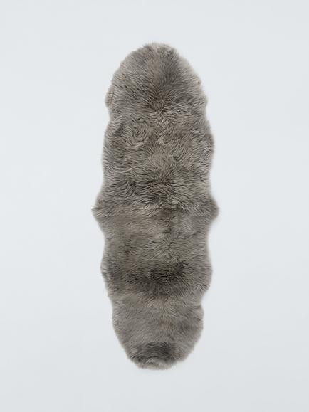 John Lewis Premium New Zealand Double Sheepskin Rug, Grey