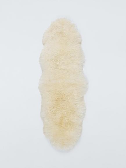 John Lewis Premium New Zealand Double Sheepskin Rug, Natural