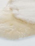 John Lewis Premium New Zealand Double Sheepskin Rug, Natural
