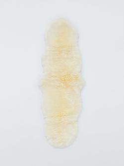 John Lewis New Zealand Double Sheepskin Rug, Ivory