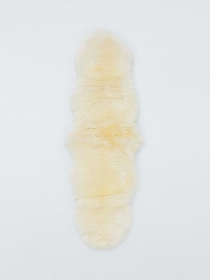 John Lewis New Zealand Double Sheepskin Rug, Ivory