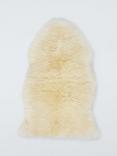 John Lewis Premium New Zealand Single Sheepskin Rug, Ivory