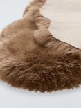 John Lewis Premium New Zealand Double Sheepskin Rug, Mocha