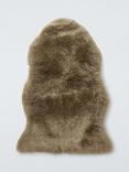 John Lewis Premium New Zealand Single Sheepskin Rug, Mocha