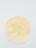 John Lewis Sheepskin Rug, Dia. 100cm, Ivory