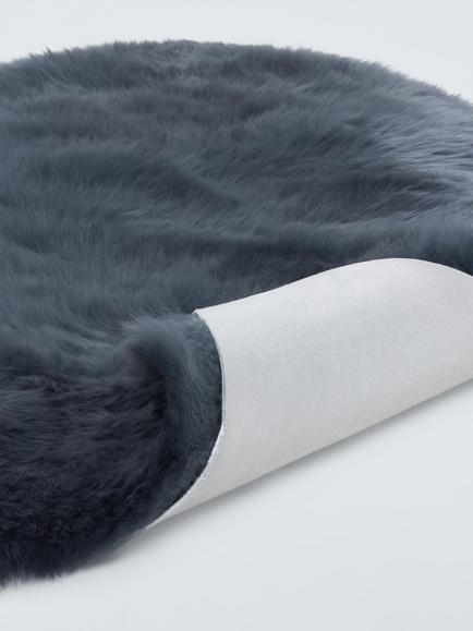 John Lewis New Zealand Single Sheepskin Rug - view 2, Slate