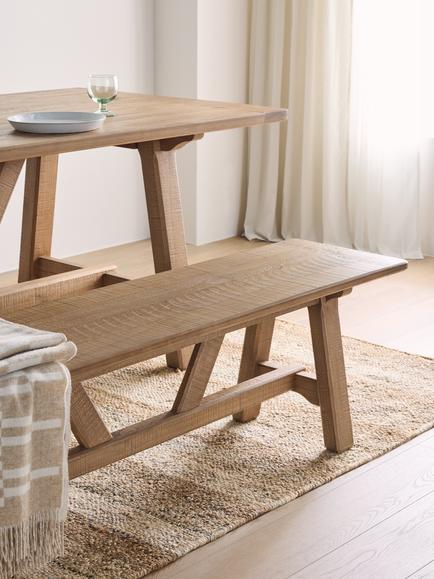 John Lewis Reclaimed Timber Dining Bench, Natural - view 2, Natural