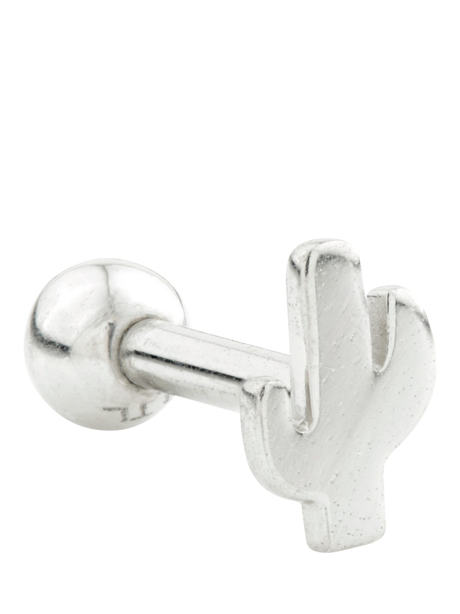 Product image 1 of 1, which shows Tish Lyon 14ct Gold Cactus Barbell Earring, Single