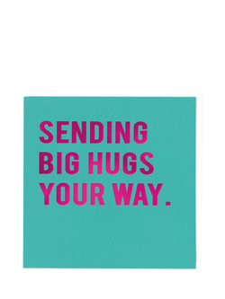 Redback Cards Big Hugs Sympathy Card, 
