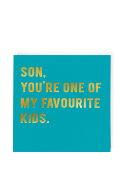Redback Cards One of My Favourites Son Birthday Card, 