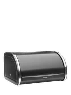 Brabantia Roll Top Bread Bin - view 2, Matte Black