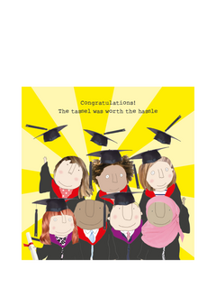 Rosie Made A Thing Tassle Graduation Congratulations Card