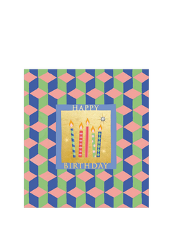 The Proper Mail Company Candles Birthday Card, 