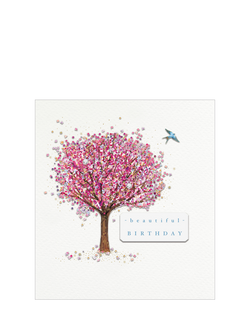 The Proper Mail Company Tree Blossom Birthday Card, 