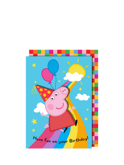 Tache Crafts Peppa Pig Have Fun Birthday Card, 