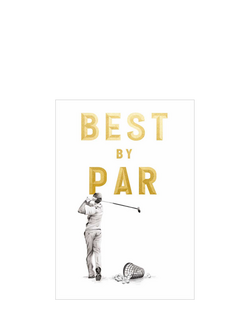 Woodmansterne Best By Par Golf Birthday Card, 