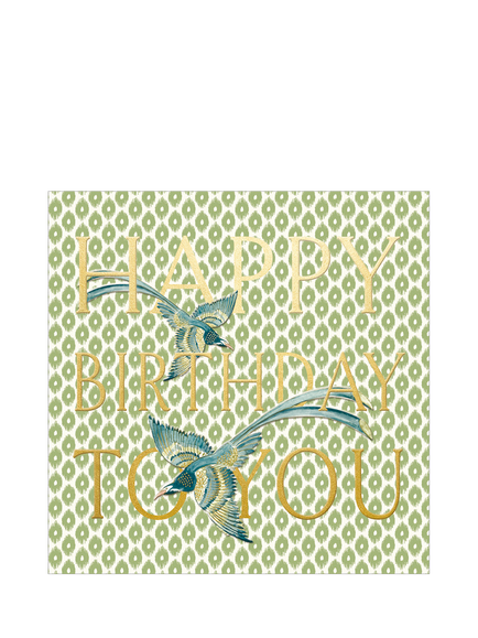 Woodmansterne Birds Flying Birthday Card, 