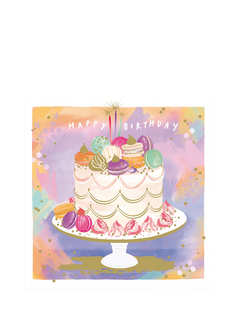 Woodmansterne Colourful Macaroons Birthday Card