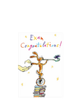 Woodmansterne Bunny Exam Congratulations Card