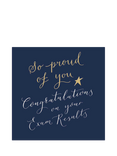 Woodmansterne So Proud Exam Congratulations Card