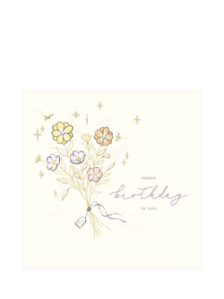 Woodmansterne Flower Bouquet Birthday Card, 