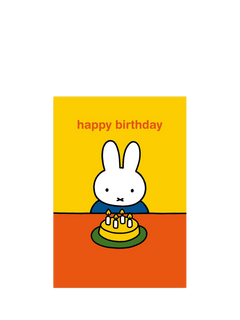 Woodmansterne Miffy Cake and Candles Birthday Card