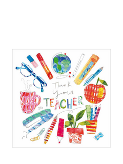 Woodmansterne Stationery Thank You Teacher Card