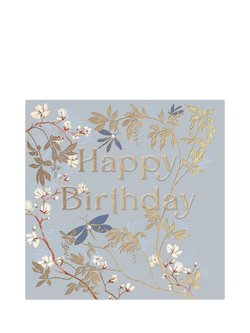 Woodmansterne Type Design Birthday Card, 