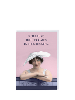 Cath Tate Cards Hot Flushes Birthday Card, 