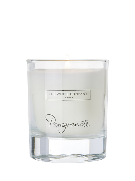 The White Company Pomegranate Scented Candle, 140g, 