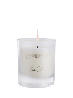 The White Company Sea Salt Scented Candle, 140g, 