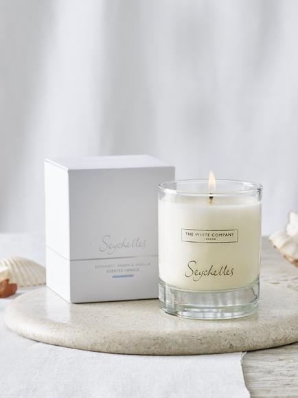 The White Company Seychelles Scented Candle, 140g - view 2, 